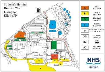 St John's Hospital Map